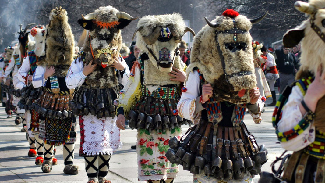 The kukeri come out on Cheesefare Sunday - Folklore