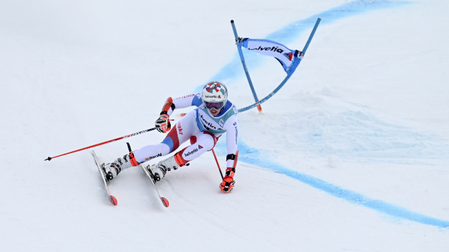 Олимпийската шампионка в комбинацията от Пьончан 2018 Мишел Гизин (Швейцария)
