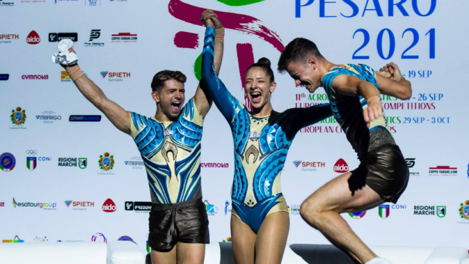 България записа исторически успех на европейското първнство по спортна аеробика,