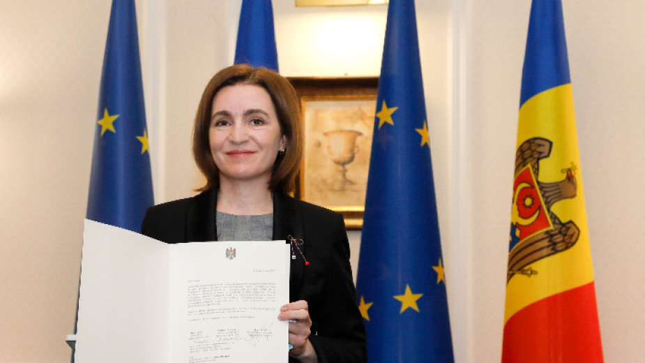 Молдова официално обяви кандидатурата си за присъединяване към Европейския съюз,