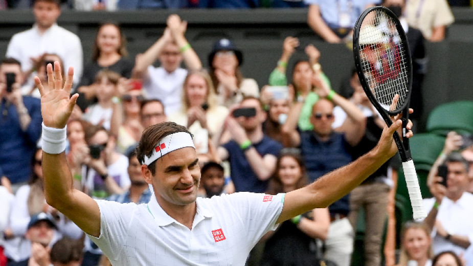 Осемкратният шампион Роджър Федерер се класира за осминафиналите на Уимбълдън,