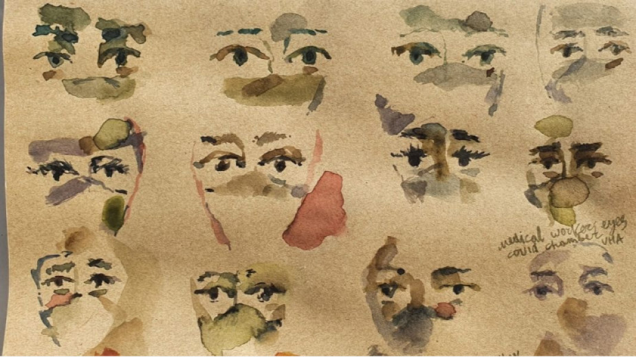 Рисунките “Очите на медиците на Теодор Ушев могат да бъдат