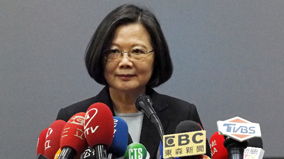 Тайванската президентка Цай Ингвен заяви, че Тайпе няма да отстъпи