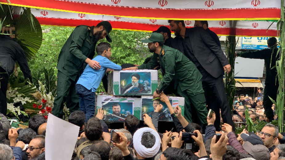 Церемония в памет на Ебрахим Раиси в Табриз, 21 май 2024 г.