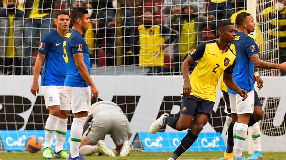 Еквадор взе равенство 1:1 от домакинството на лидера Бразилия в