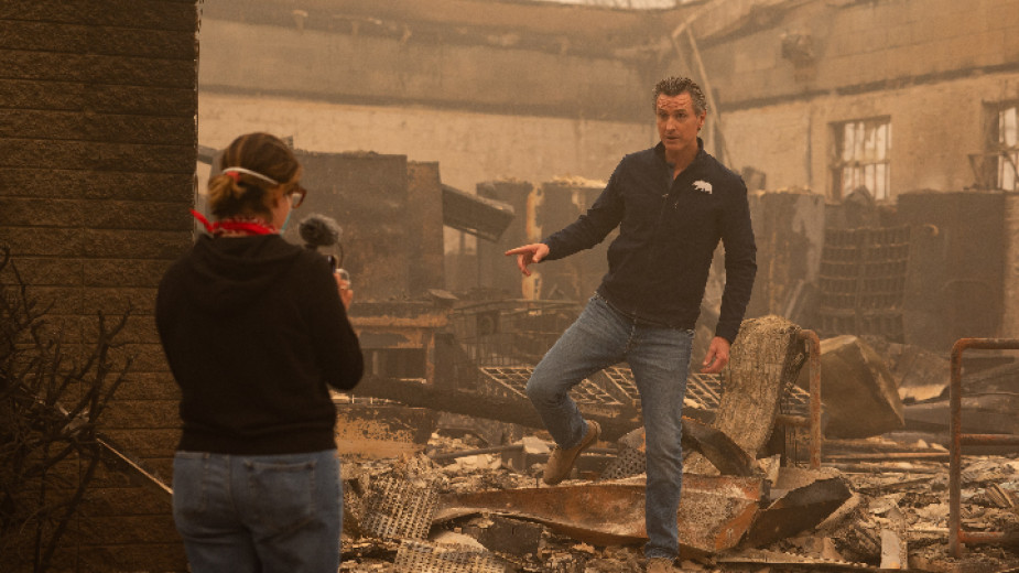 Огромният пожар в северна Калифорния, наречен Дикси, беше определен от
