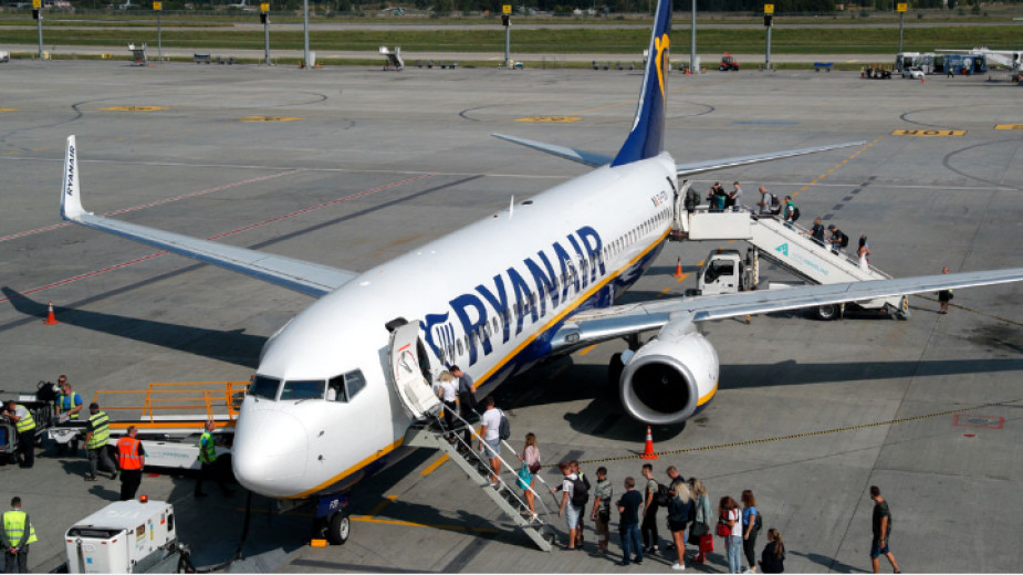 Ryanair“ е претърпял годишна нетна загуба от 815 милиона евро,