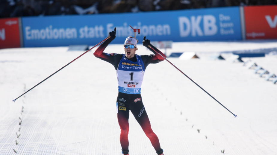 Норвежецът Стурла Холм Легрейд спечели преследването на 12.5 км за
