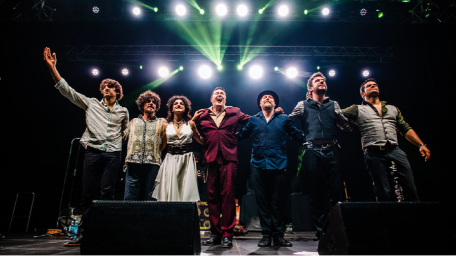 Ethno and Bulgarian music in Barcelona Gipsy balKan Orchestra concert in Plovdiv