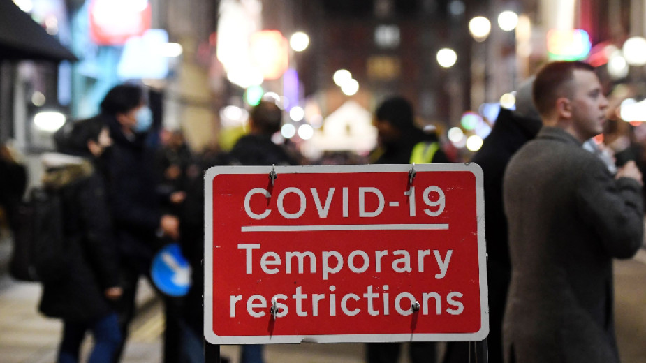 Във Великобритания бе регистриран най-ниският брой заразени с Covid-19 за