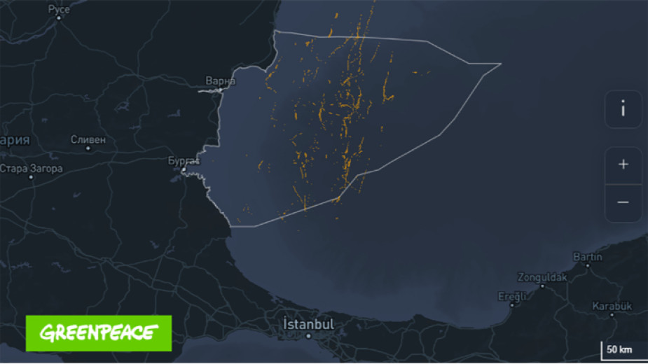 Interactive map reveals oil pollution in the Black Sea