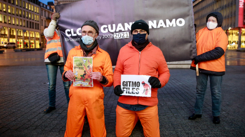 Протест с искане за затварянето на затвора в Гуантанамо.