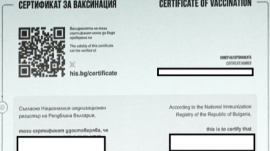Do Nyakolko Dni Preizdavat Vsichki Sertifikati Za Vaksinaciya Novini