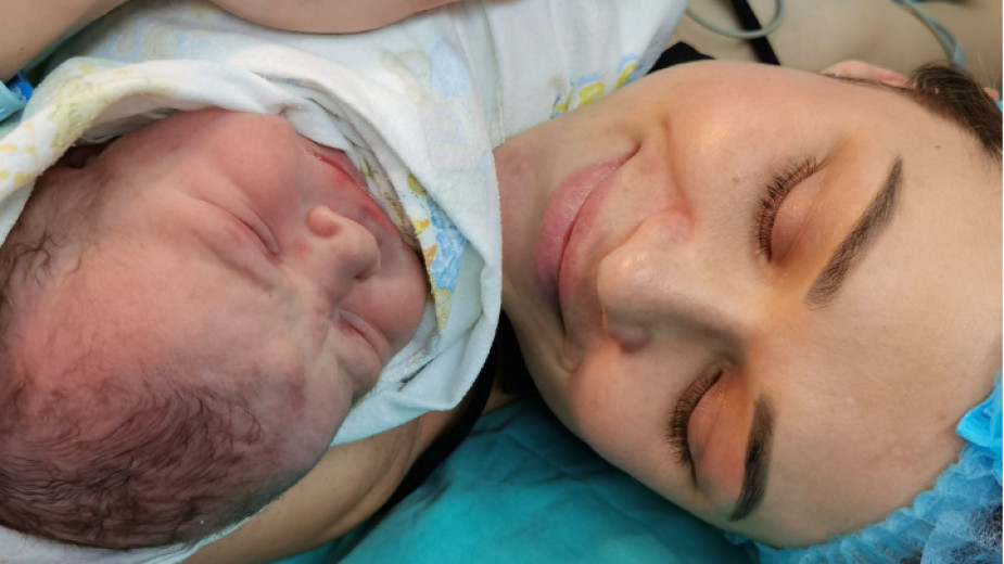 Днес в 14,10 часа се роди първото украинско момченце в