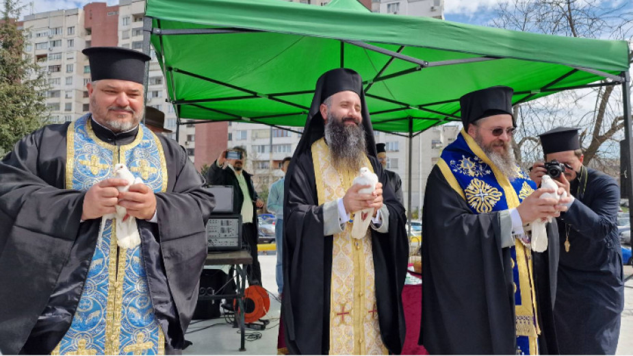 На големия християнски празник Благовещение, Белоградчишкият епископ Поликарп отслужи тържествен