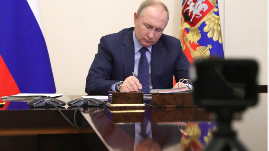 Руският президент Владимир Путин заяви в четвъртък, че е подписал
