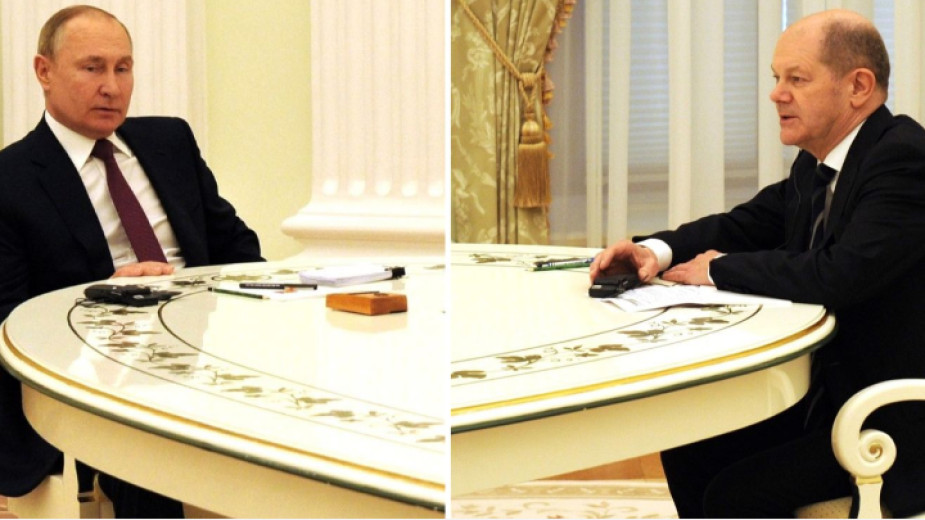 В телефофен разговор президентът на Русия Владимир Путин и германският