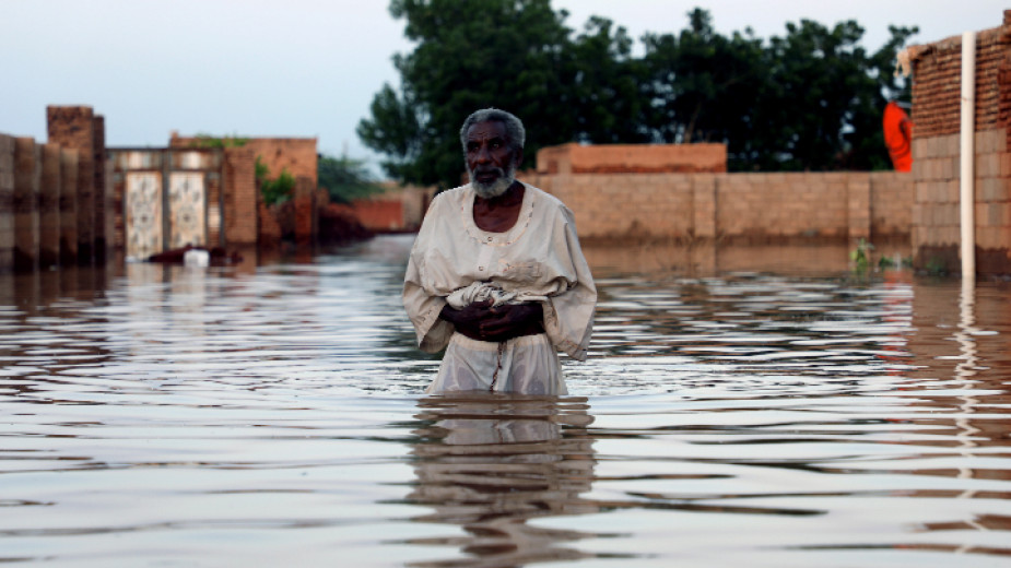 Проливни дъждове причиниха значителни материални щети в Судан. Много от улиците