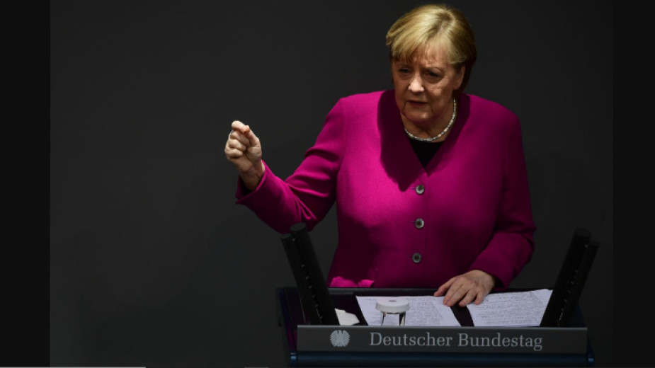Германският канцлер Ангела Меркел коментира в четвъртък коронавирусната пандемия, заявявайки,