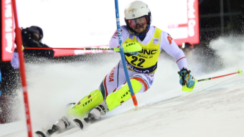 Най-добрият български скиор-алпиец Алберт Попов не успя да стигне до