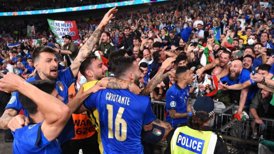 Италия е новият европейски шампион по футбол, след като победи