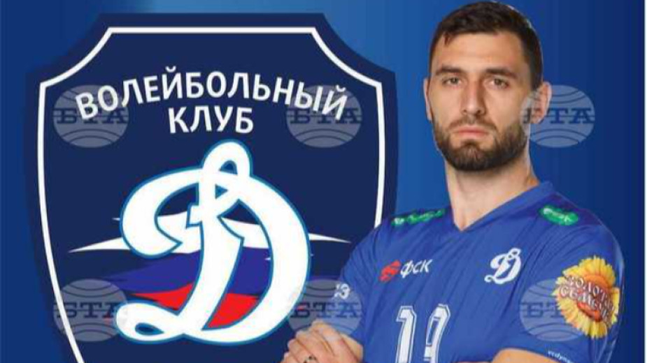 Българският национал по волейбол Цветан Соколов остава в Динамо (Москва),