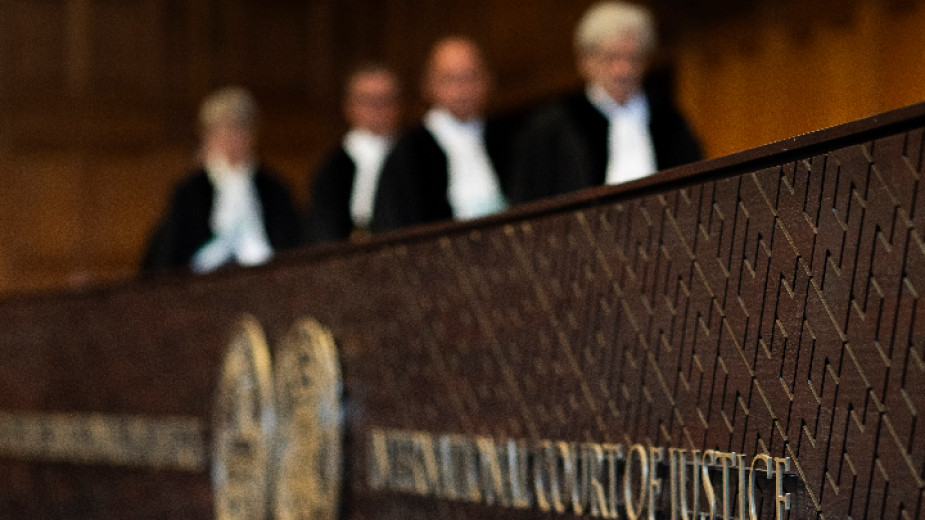 Съдиите влизат в Международния съд в Хага, Нидерландия, 16 май 2024 г.
