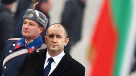 Кадър от церемонията по встъпване на длъжност на президента Румен Радев през 2017 г.