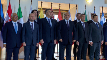 Борисов и останалите лидери на държавите от групата „Приятели на кохезията“