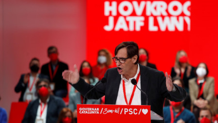 Лидерът на Социалистическата партия на Каталуния Салвадор Ила