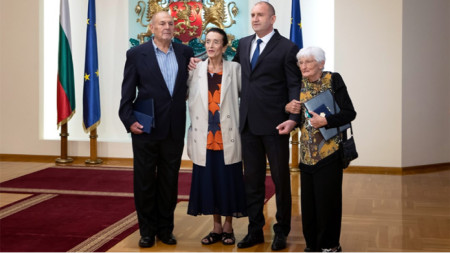 L to R: Dimitar Manov, Olga Borisova, Rumen Radev, Ivanka Antonova