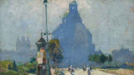 „Пейзаж от София“, частна колекция, 1922