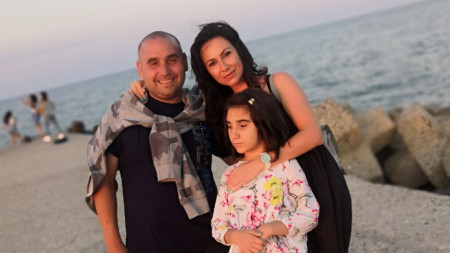 Дарина Янковска с родителите си