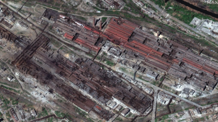 Сателитна снимка на завода 