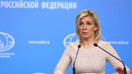 Говорителката на руското външно министерство Мария Захарова обяви че информацията