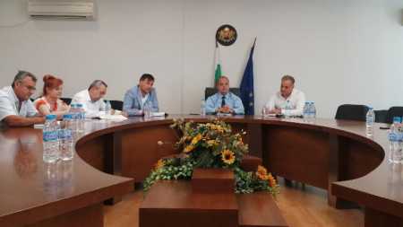 Управителя на Пловдивска област Илия Зюмбилев на среща с ръководствата на държавни дружества