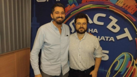 Сава Вутов (вляво) и Ангел Николов