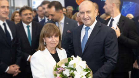 Rumen Radev with Greek President Katerina Sakellaropoulou