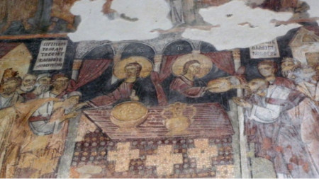 The Double Jesus Fresco in Bulgaria's Zemen monastery