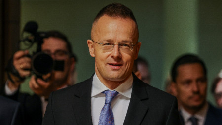 Унгарският министър на външните работи Петер Сиярто.