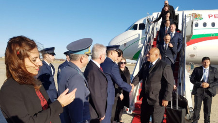 PM Borissov arrives in Washington