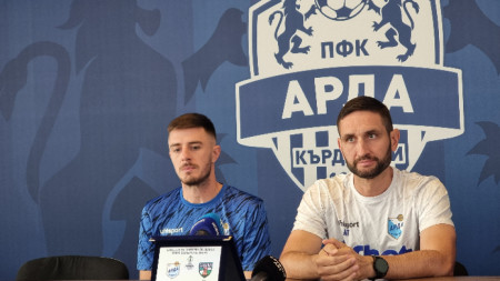 Александър Тунчев (вдясно) и Лъчезар Котев