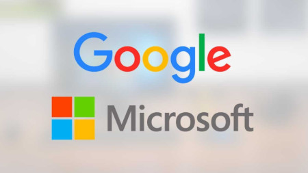 Технологичните гиганти Microsoft и Google оповестиха късно снощи силни данни