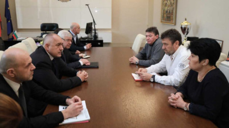 Министър-председателят Бойко Борисов се срещна с представители на Сдружението на общинските болници