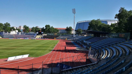 Стадионът в Русе