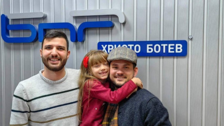 Георги Николов - Жорони с дъщеря му Фрея 