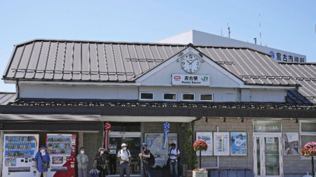 Илюстративна снимка - гара в японския град Мияко, префектура Ивате. 