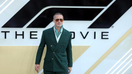 Брат Пит на премиерата на филма F1