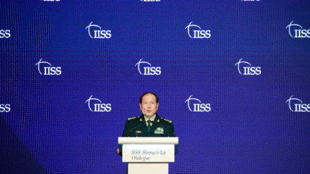 Министърът на отбраната на Китай Вей Фънхъ.