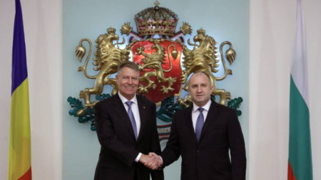 Președintele român Klaus Iohannis și omologul său Rumen Radev la Sofia 